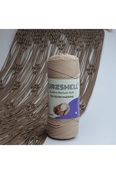 urzsmell Μακραμέ Πολυεστέρας - 100gr, 140mt, 3 Αρ. Supla, Τσάντα και Αξεσουάρ Κλωστή 031 Κ.Μπεζ
