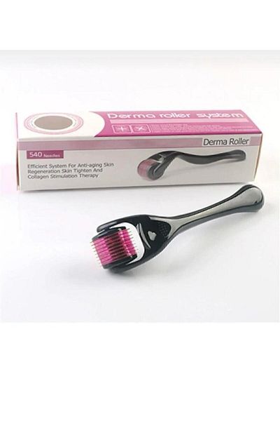 Dermaroller 0.5 Mm Titanium Tip 540 Needle Derma Roller