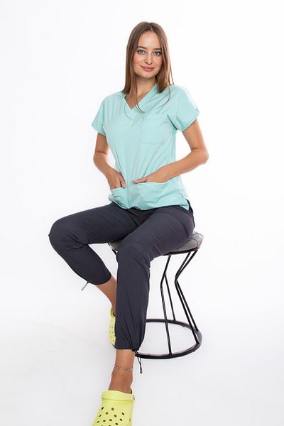 Uçak Medikal TOP SINGUR CU LICRĂ CORE-FLEX VERDE MINT