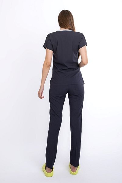 Uçak Medikal Avion medical gri antracit CORE FLEX costum chirurgical din lycra