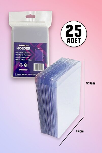Pokscard 25 Adet Kart Koruyucu Holder ,  Pokemon , Panini , Topps , Magic , F...