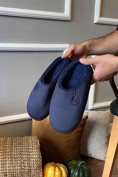 STOCON شبشب منزلي للرجال والنساء للموسم الجديد - نعل فروي قابل للغسل