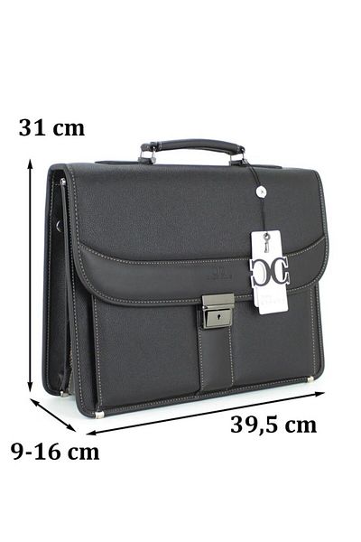Case Club Servietă pentru laptop de 14-15,6 inchi din seria Business - rezistentă la apă, 5 compartimente
