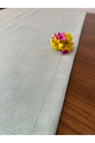 Zeren Home Glittery Linen Look Runner - 40X160