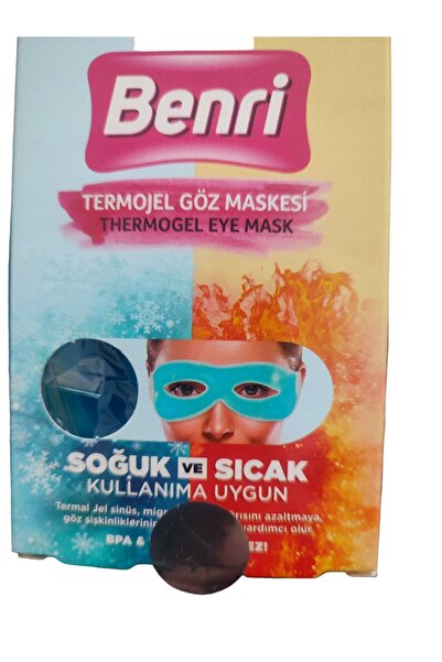 MEDLIVE Sıcak Soğuk Kompres Jel Buz Göz Maskesi Göz Altı Torbası Şişlik Giderici Termojel