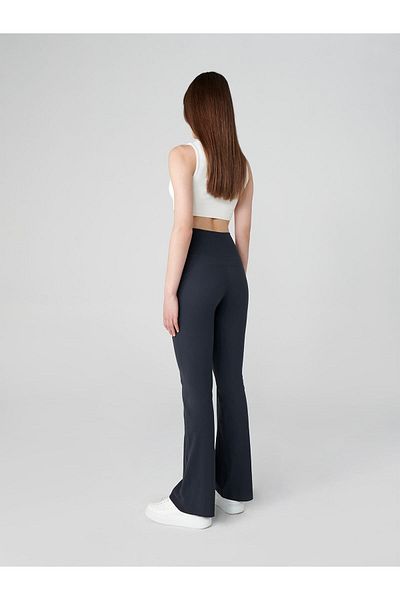 UP&FIT Darksilver Spaghetti Leg Stretcher Bootcut Leggings