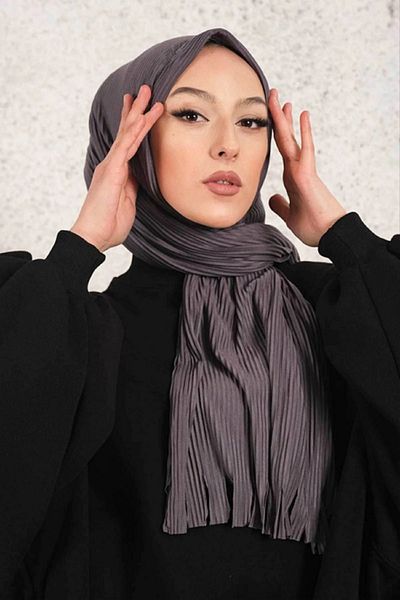 VERA LİFE Πρακτικό γυναικείο μαντήλι Hijab Shawl - Πλισέ έτοιμο σχέδιο
