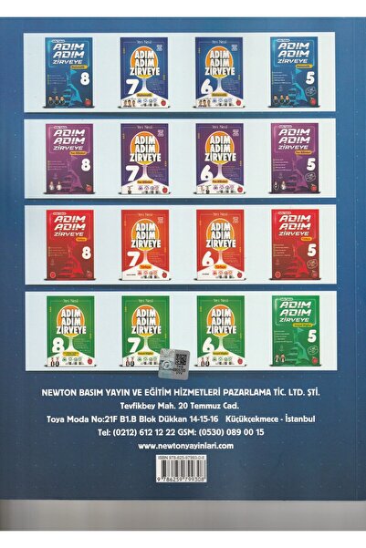 Newton Yayınları 5. Sınıf Matematik Adım Adım Zirveye Soru Bankası + Kondisyon Matematik Haftalık Denemeler