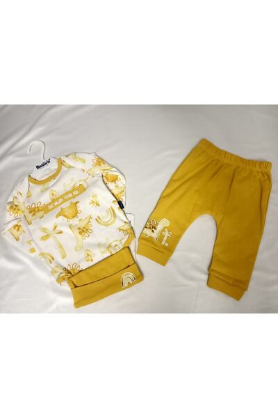 Miniworld bebek zıbın pantalon şapka takım