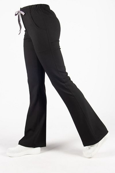 Uçak Medikal Pantaloni spanioli din Lycra neagră