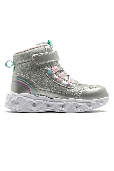 JOJO KIDS Girl's Lighted High Top Sneaker - Orthopedic Sole
