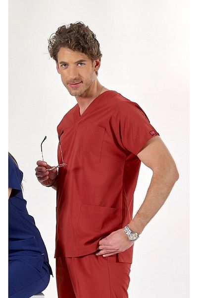 Uçak Medikal Burnt Orange U-Flex Lycra Yarasakol Single Top