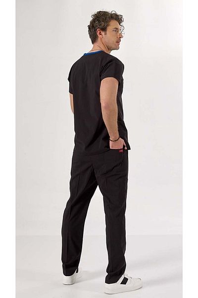 Uçak Medikal Costum chirurgical U-flex Lycra negru