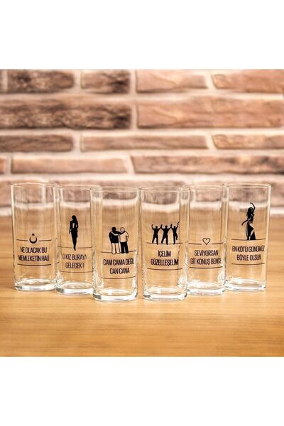 Joy Glass 6 Içelim Rakı Seti