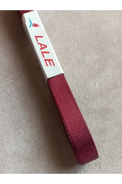 yörük tuhafiye 10 Meters Claret Red Grosgrain Ribbon - 1 cm One Ball