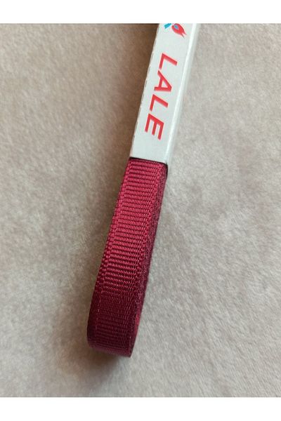 yörük tuhafiye 10 Meters Claret Red Grosgrain Ribbon - 1 cm One Ball