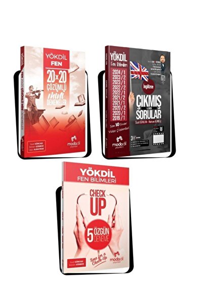 Modadil YÖKDİL FEN Deneme ve Soru Seti Yayınları