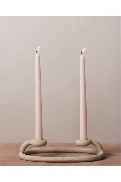 YABA 2'li Pudra Kokulu Şamdan Mum