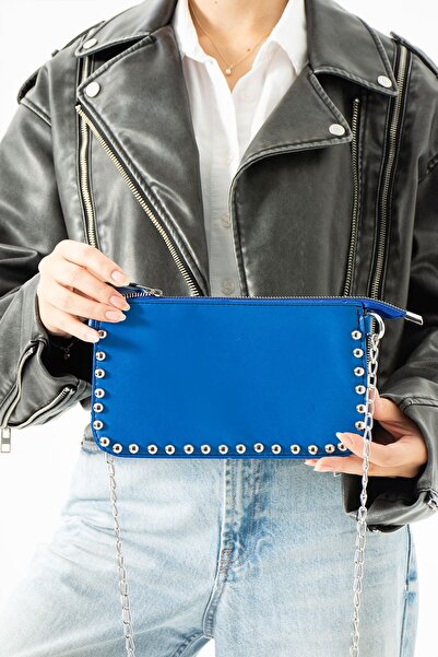 ESTUTE حقيبة كتف نسائية مرصعة