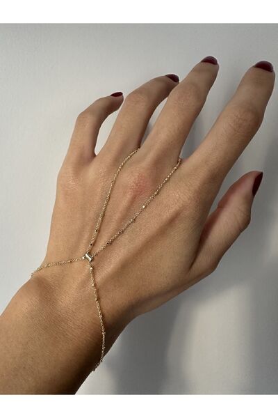 ringbox Gold Minik Topçuklu İnce Zincir Şahmeran