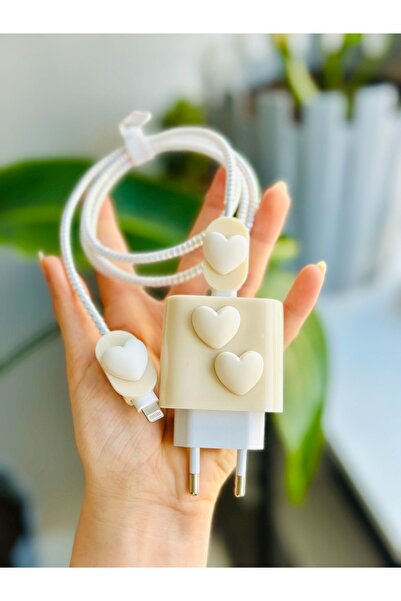 Go Aksesuar iPhone 18/20/25 W Şarj Cihazı Uyumlu 5 Parça Şarj Koruma Seti Kal...