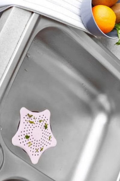 Sea Home 1 Pcs Star Silicone Sink and Bathtub Drain Strainer