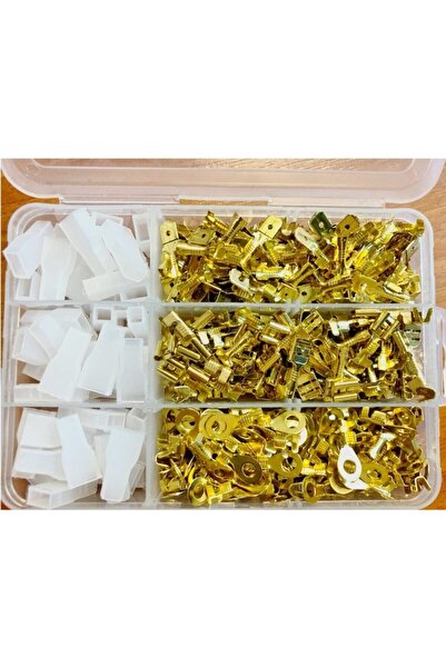 Genel Markalar 390 Parça Terminal Dışı-erkek-yuvarlak Tip Seti-şase Pabucu-izolesiz Pabuç Kiti