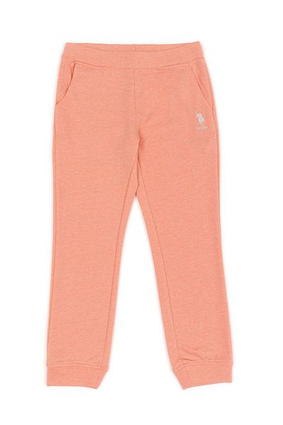 U.S. Polo Assn. Coral Colored Girl's Sweatpants