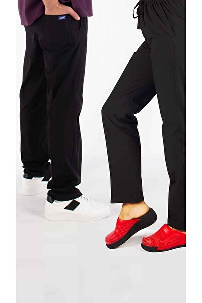 Uçak Medikal بنطال مطاطي أسود من Terikoton