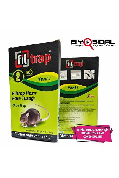 Filtrap Fare Tuzağı Yapışkanlı ( 25 gr X 2 Adet )