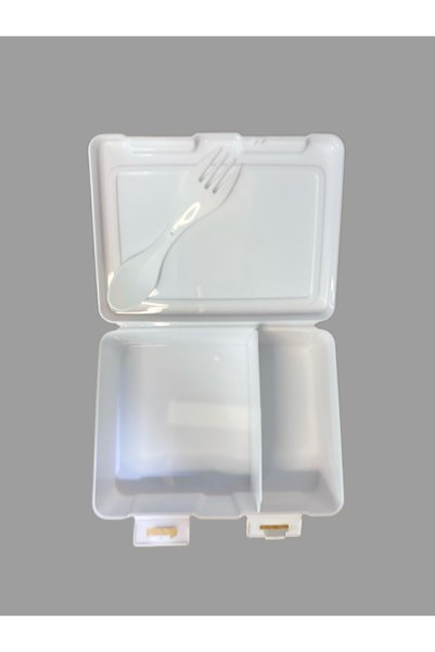 Gondol White Lockable 3 Compartment Lunch Box Children's Breakfast Student School Picnic Meal Bag