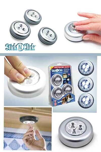 Genel Markalar Stick N Click 3′lü Dokunmatik Lamba