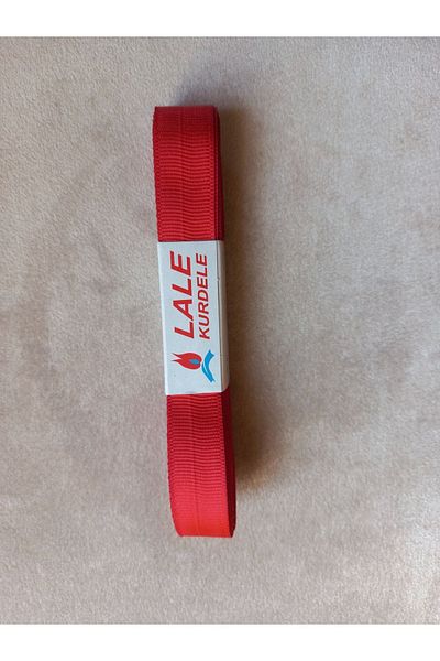 yörük tuhafiye 2 cm 10 Meters Red Grosgrain Ribbon - One Ball