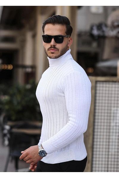LUPERCUS White Knitwear Men's Sweater