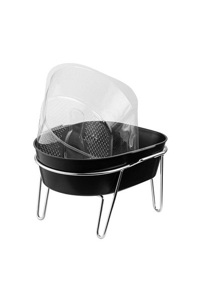 Nikadu Black Chrome Pedicure Legeni - Footed