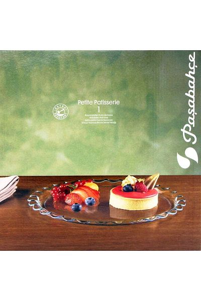 Paşabahçe White Large Cake Serving Plate
