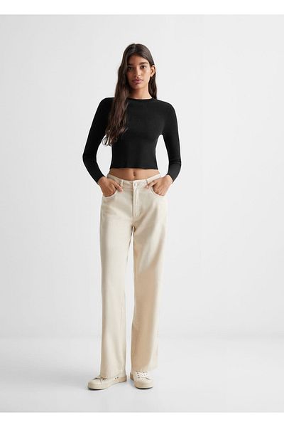 Mango Teen Pulover tricotat cu detalii decupate