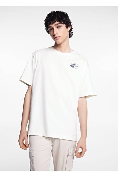 Mango Teen Tricou Alb Pentru Copii