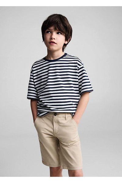 MANGO Kids Σορτς Βερμούδα Chino Cotton - Slim Fit