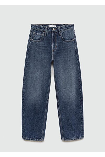 MANGO Woman Yüksek Belli Balon Jean Pantolon