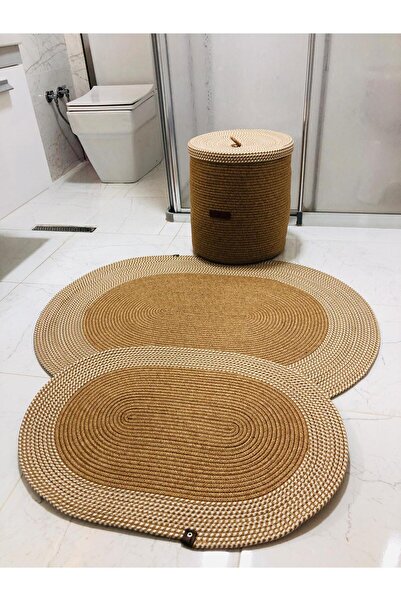 ModaCardin طقم سجادة حمام مكون من 3 قطع