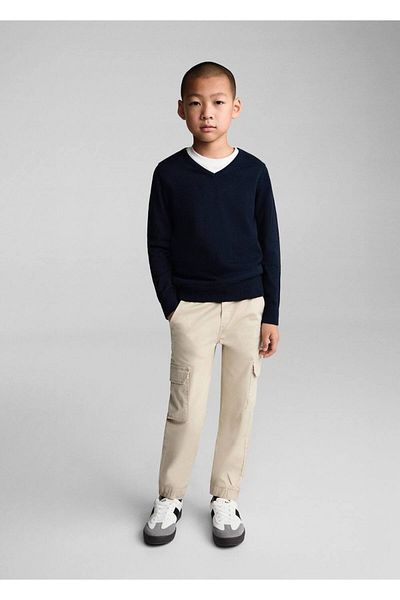MANGO Kids Pullover aus Baumwollstrick