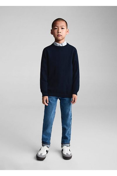 MANGO Kids Pullover aus Baumwollstrick