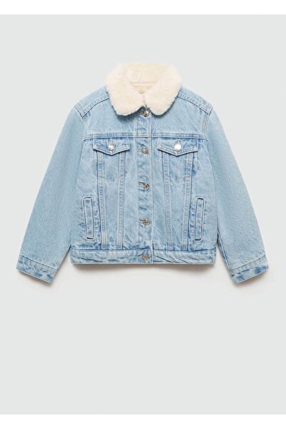 MANGO Kids Γούνινο εσωτερικό μπουφάν