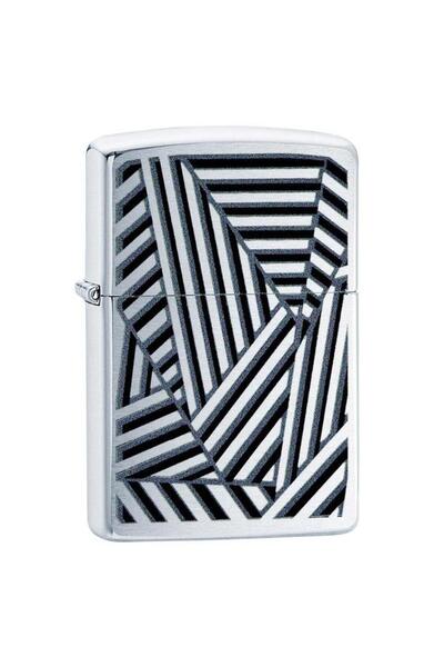 Zippo 200 Pf19 Grid Lines Design Çakmak 29914-071730 (1-1)