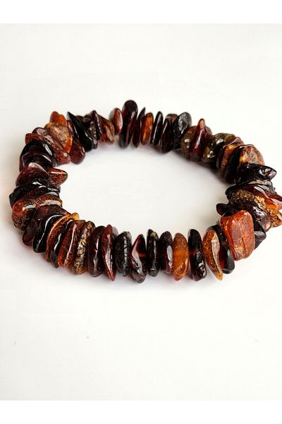 Kehribar Sarayı Drop Amber Large Grain Cherry Bracelet