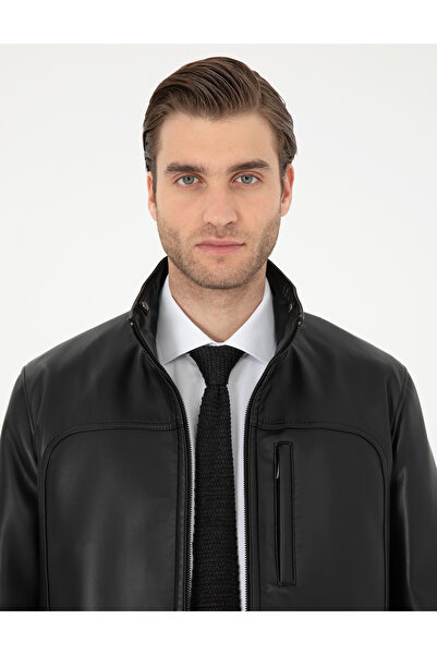 Pierre Cardin Siyah Suni Deri Ceket 50300560-001