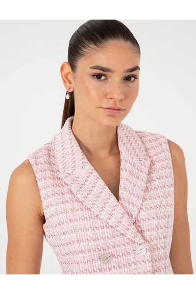 Pierre Cardin Pink Slim Fit Vest 50282081 -Vr041