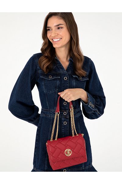 Pierre Cardin Red Crossbody Bag 50296313 -Vr030