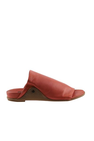 Bueno Shoes Papuci plati din piele coral pentru femei - 01wu7602